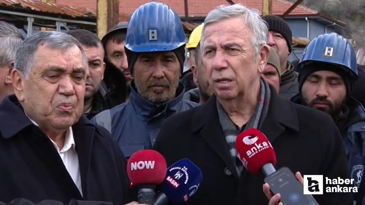 Mansur Yavaş Çayırhan maden işçilerini ziyaret edip destek oldu
