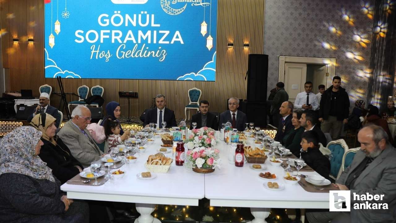 Vali Vasip Şahin Çubuk'ta iftarda şehit aileleri ve gazilerle buluştu