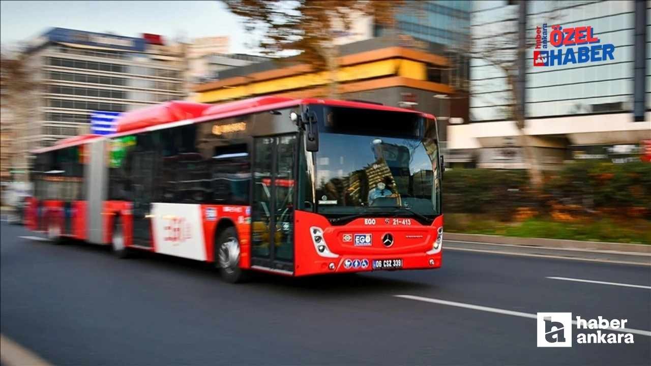 Ankara'da toplu ulaşım kullananlar 2 hatta güzergah değişti