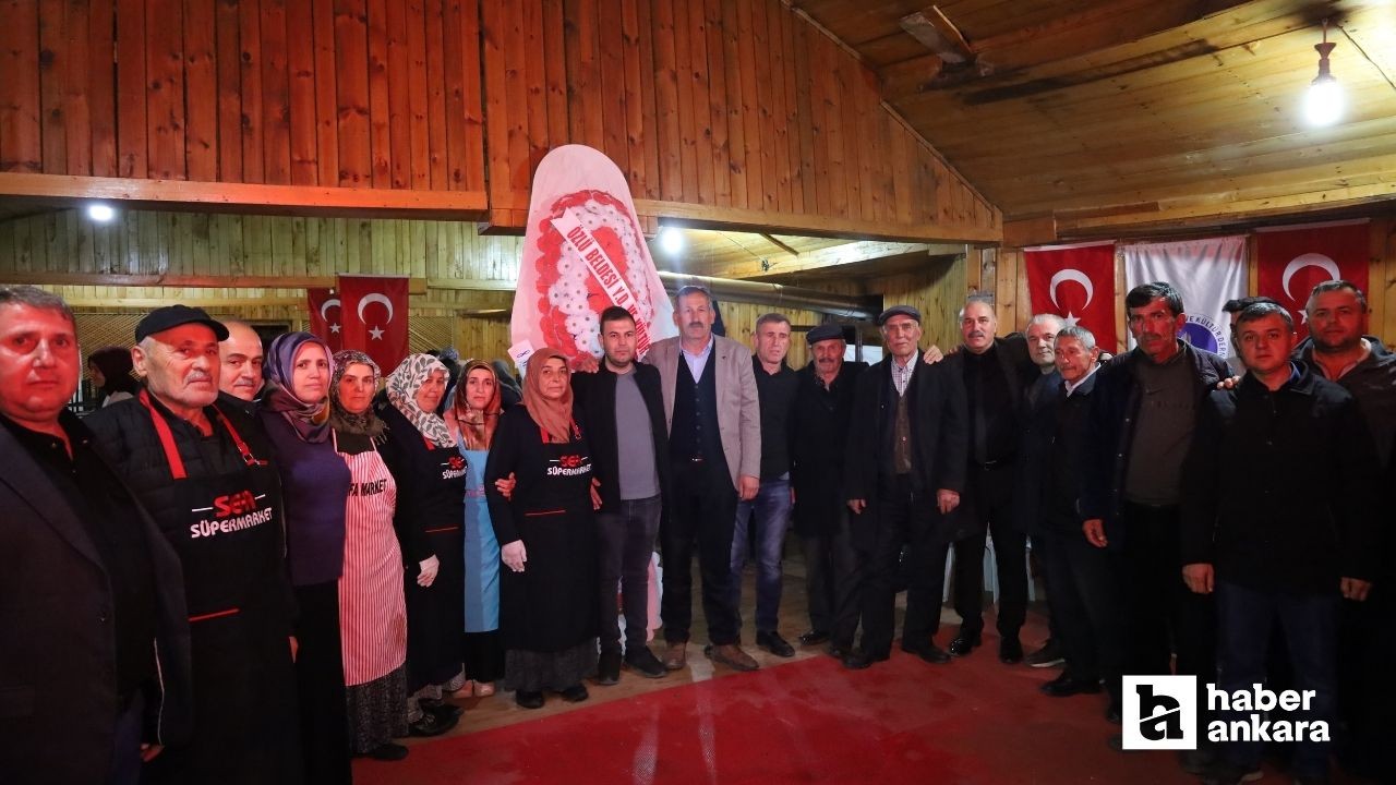 Çankırı'da köylüler düzenlenen iftar programında buluştu