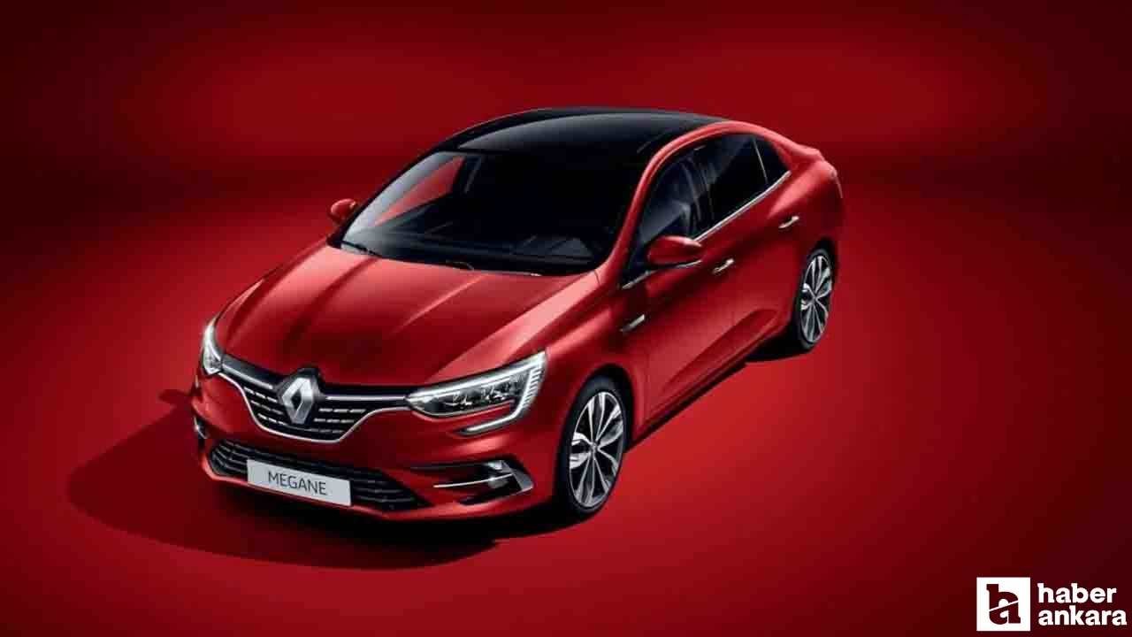 Renault Megane Sedan için yeni fiyat listesi açıklandı