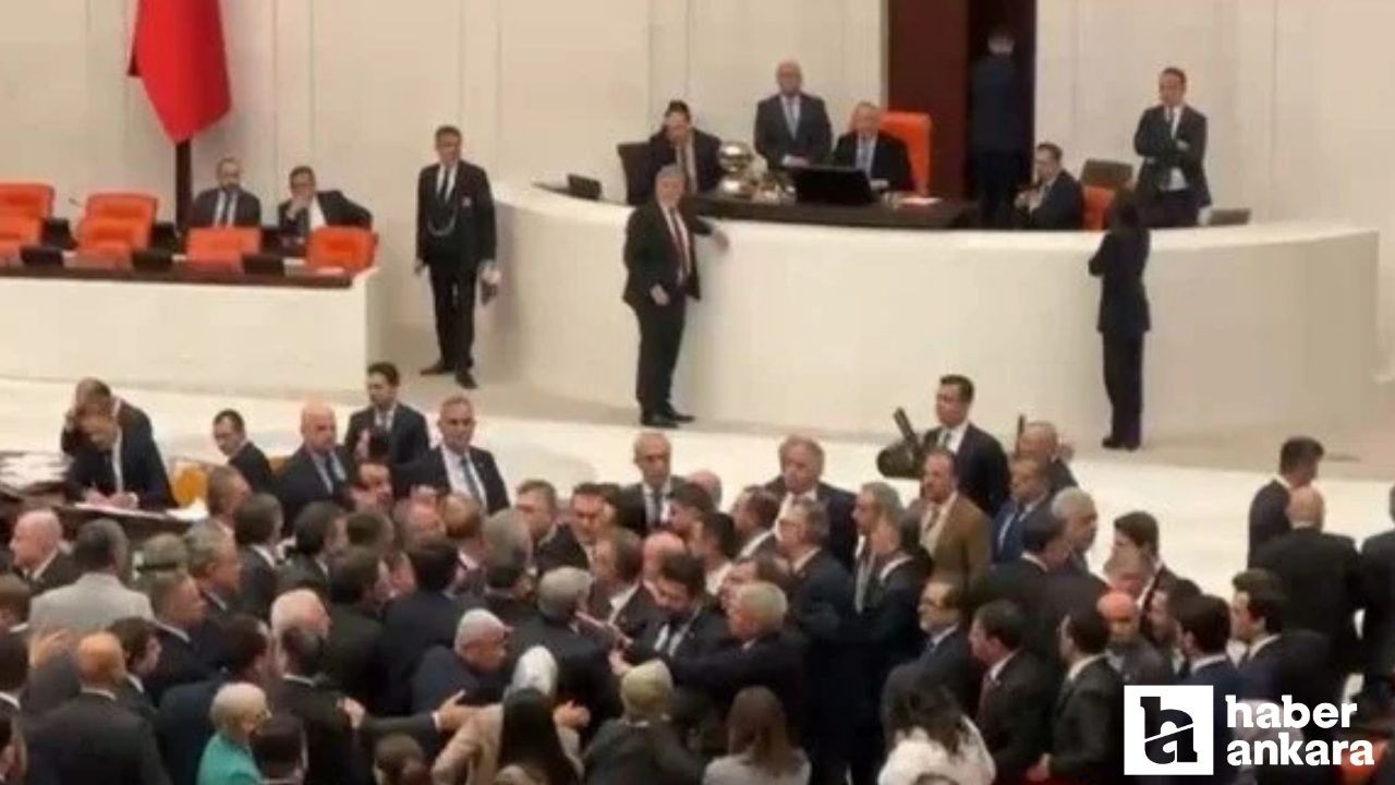 Meclis'te AK Parti ve CHP arasında kolonyalı kavga çıktı