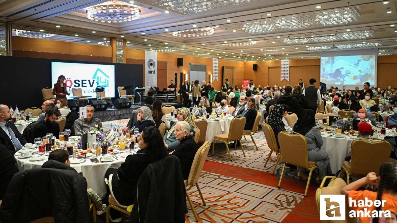 Ankara'da lösemili çocuklar ve aileleri iftar davetinde buluştular