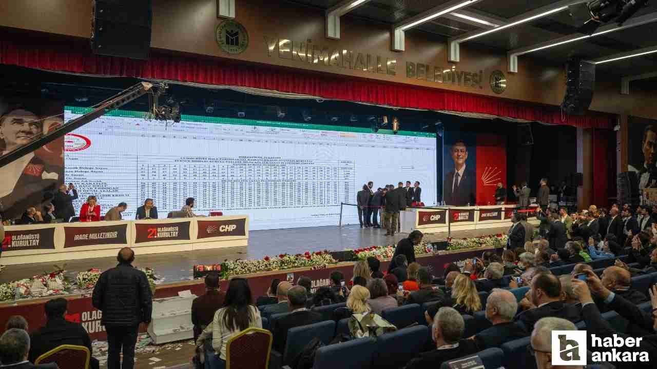 CHP Parti Meclisi listesine kimlerin girdiği belli oldu