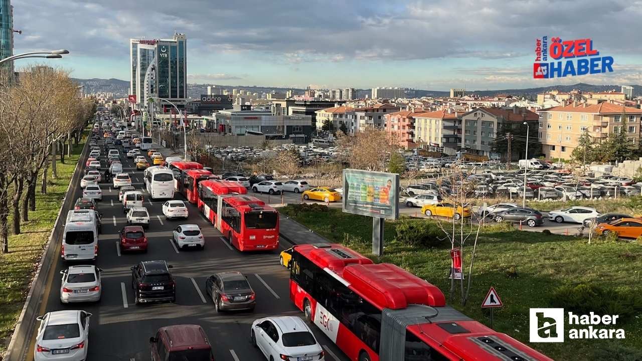 Başkent Ankara'da EGO çok sayıda hatta güzergah değişikliği yaptı