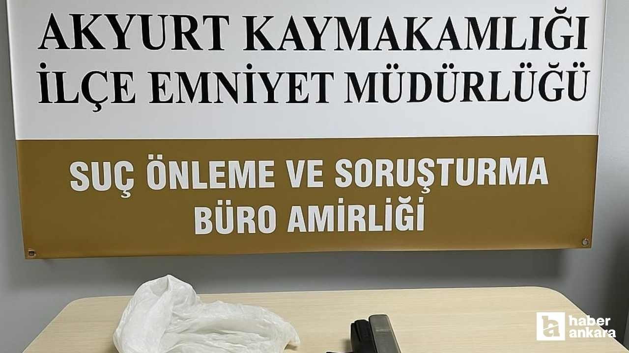 Akyurt'ta yasaklı madde operasyonunda yakalanan 2 kişi tutuklandı