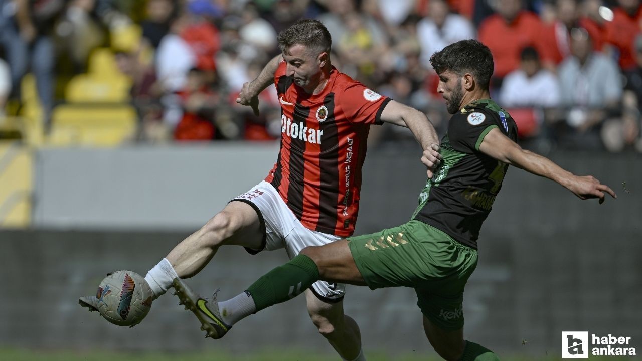 Gençlerbirliği, Sakaryaspor'dan 3 puanı tek golle aldı
