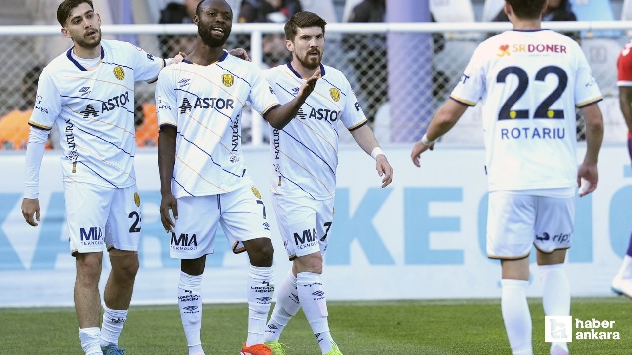 MKE Ankaragücü - Keçiörengücü'nü 3-2 mağlup etti!