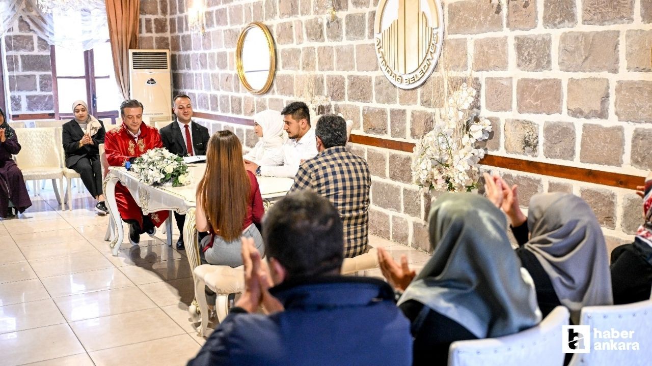 Altındağ Belediyesi çiftlerin 5.5.25 heyecanına ortak oldu