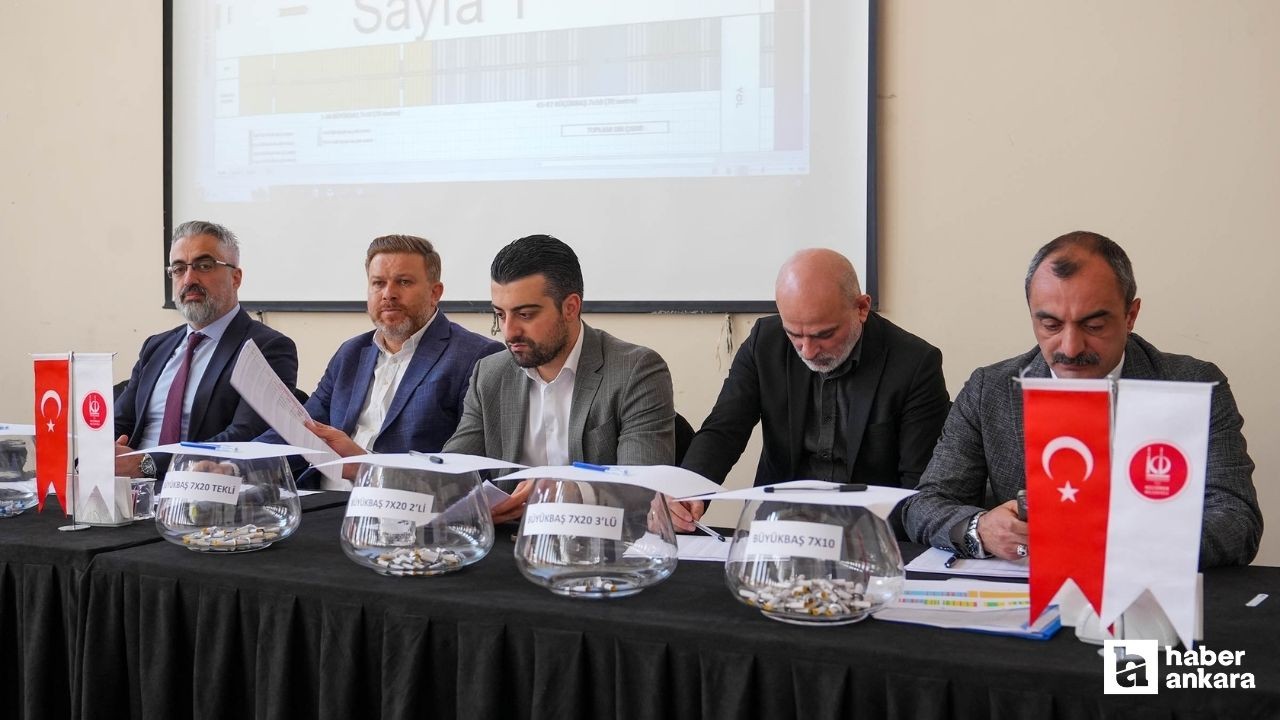 Keçiören Belediyesi, kurban satış yerleri için kura çekti