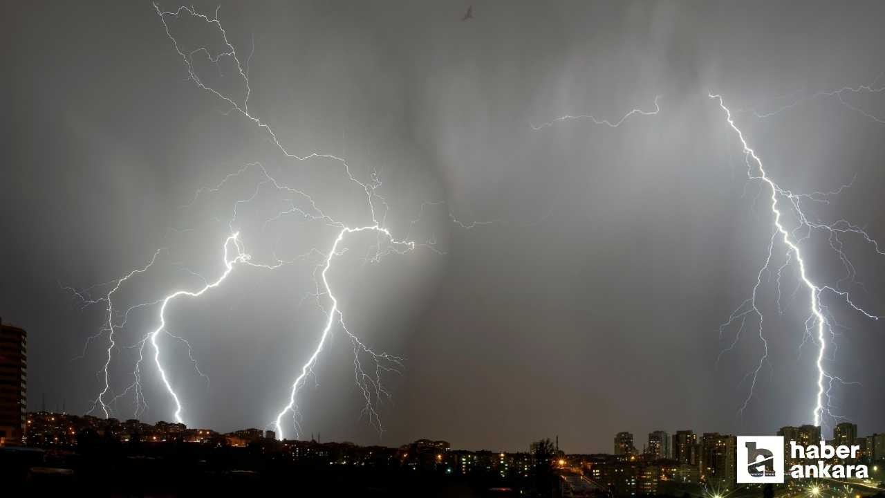 Meteorolojiden Ankara'ya kuvvetli yağış ve rüzgar uyarısı