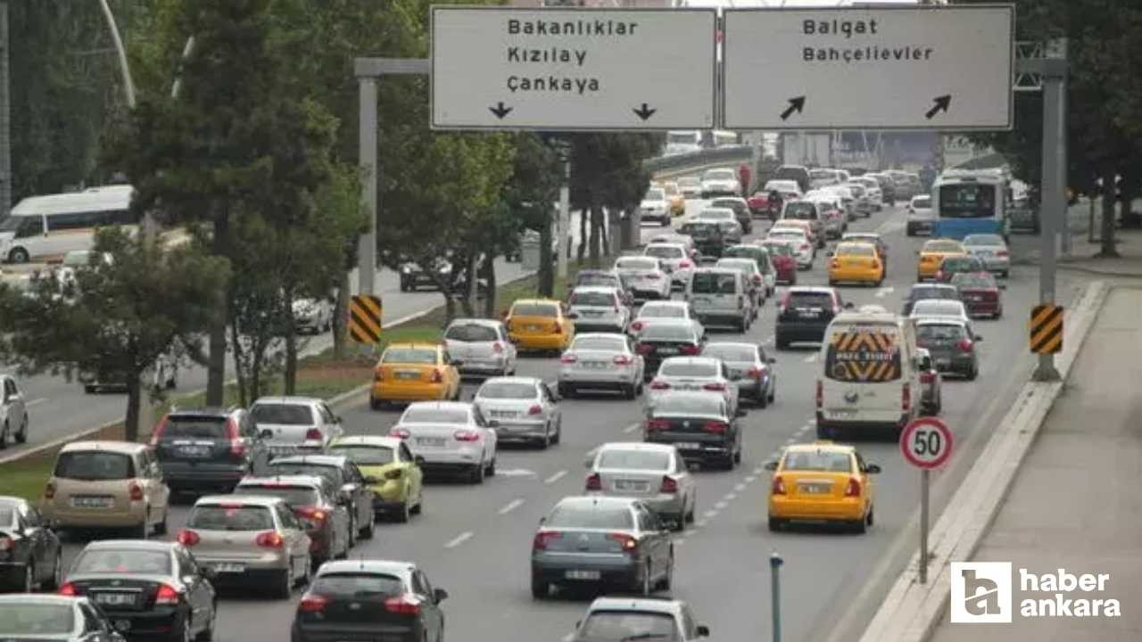 Başkent Ankara'da araç sayısındaki yükseliş kazaları da arttırdı