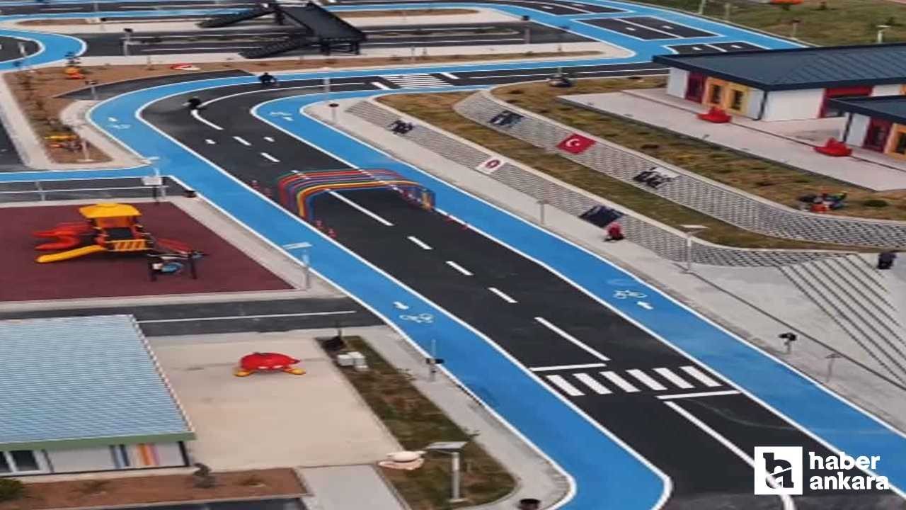 Keçiören Belediyesi'nin trafik eğitim parkı hizmete açıldı