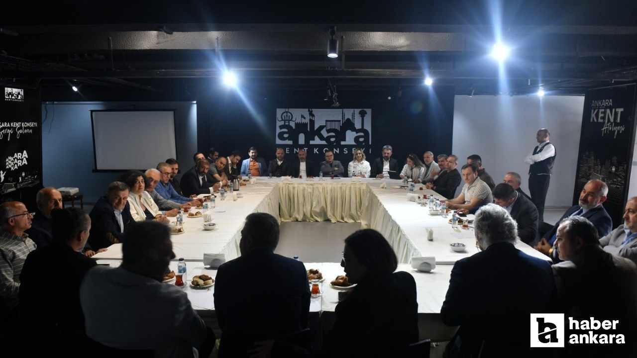 Ankara Kent Konseyi, esnaf temsilcileriyle toplantı düzenledi