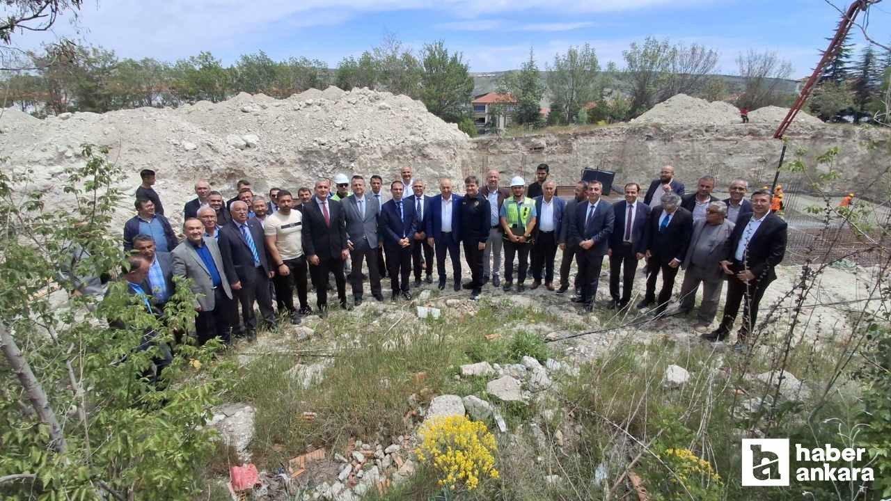 Beypazarı'nda 24 derslikli okul için temel atıldı!