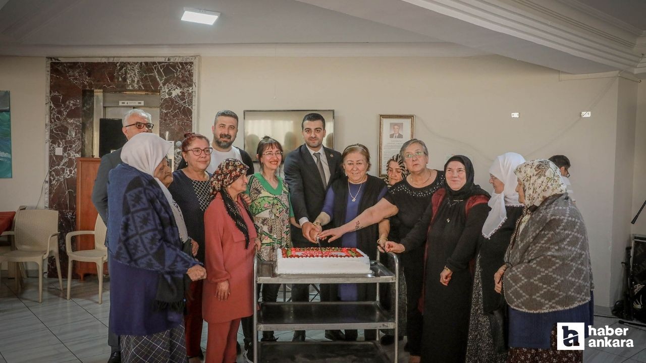 Keçiören Belediyesi huzurevinde Anneler Günü kutlaması yapıldı