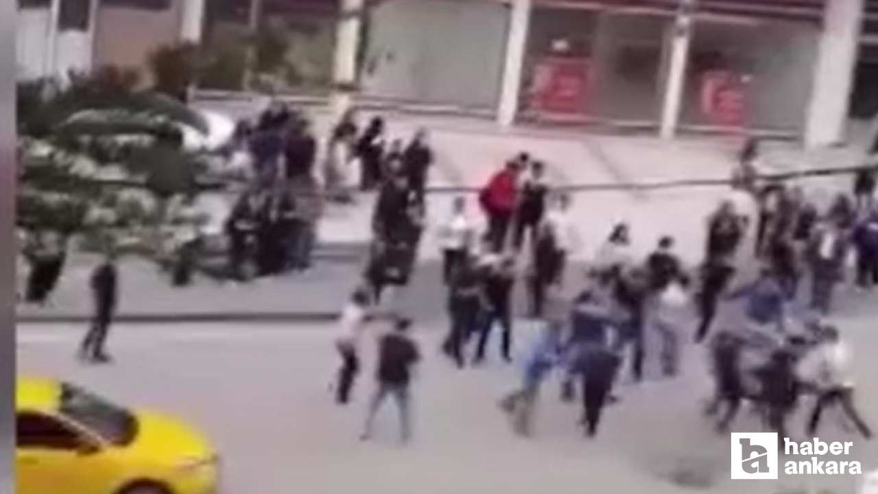 Keçiören'de lise öğrencisi iki grubun kavgası tepkiye neden oldu