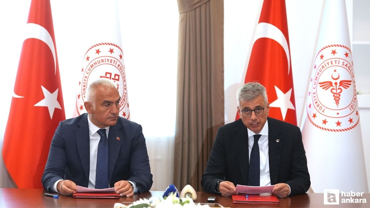 Sağlık Bakanlığı ile Kültür ve Turizm Bakanlığı arasında protokol imzalandı