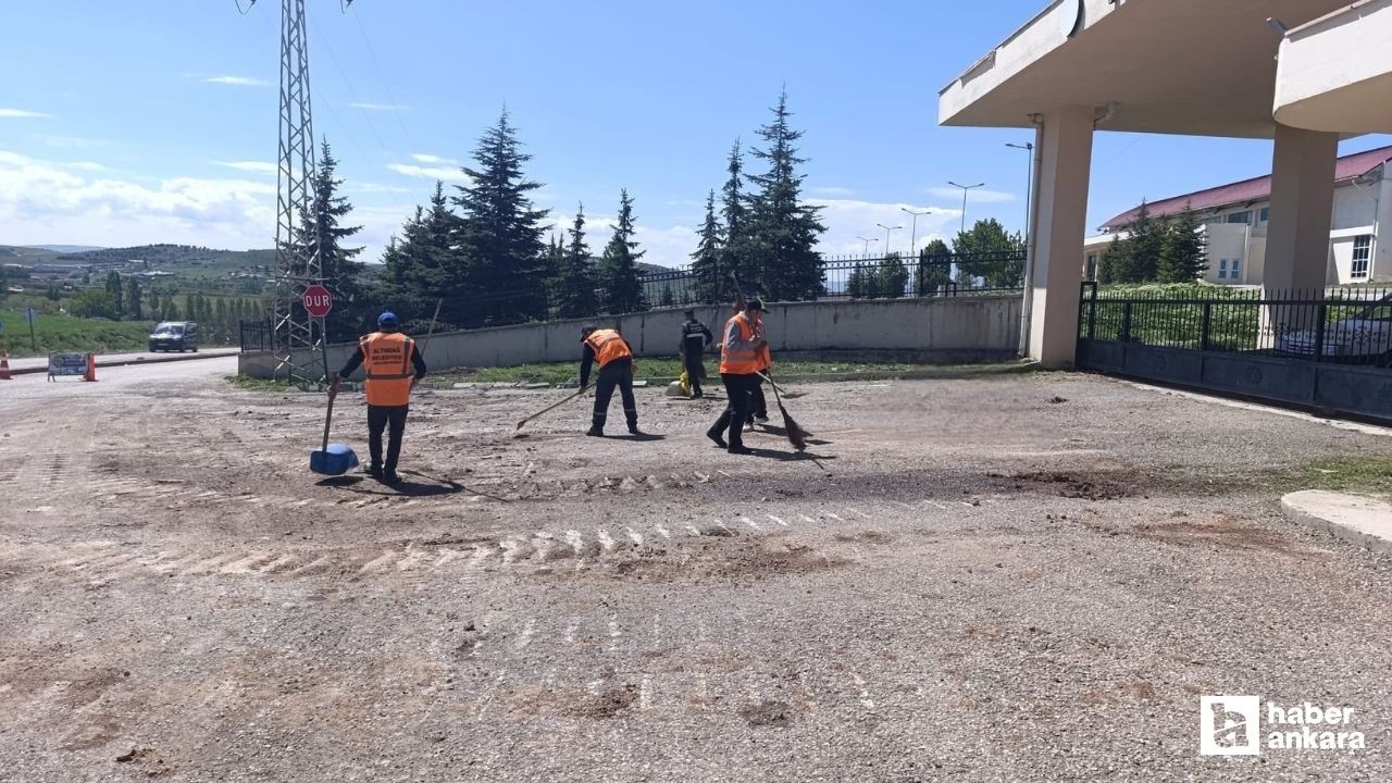 Altındağ Belediyesi Kurban Kesim Alanı bayrama hazırlanıyor