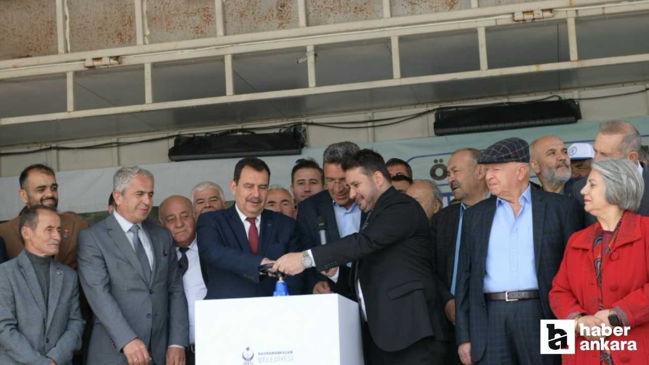Kahramankazan Belediyesi toprakla suyu buluşturdu!