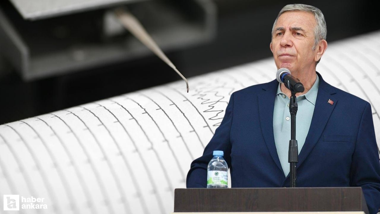 Mansur Yavaş: 'Konya'daki deprem Ankara’da da hissedildi'