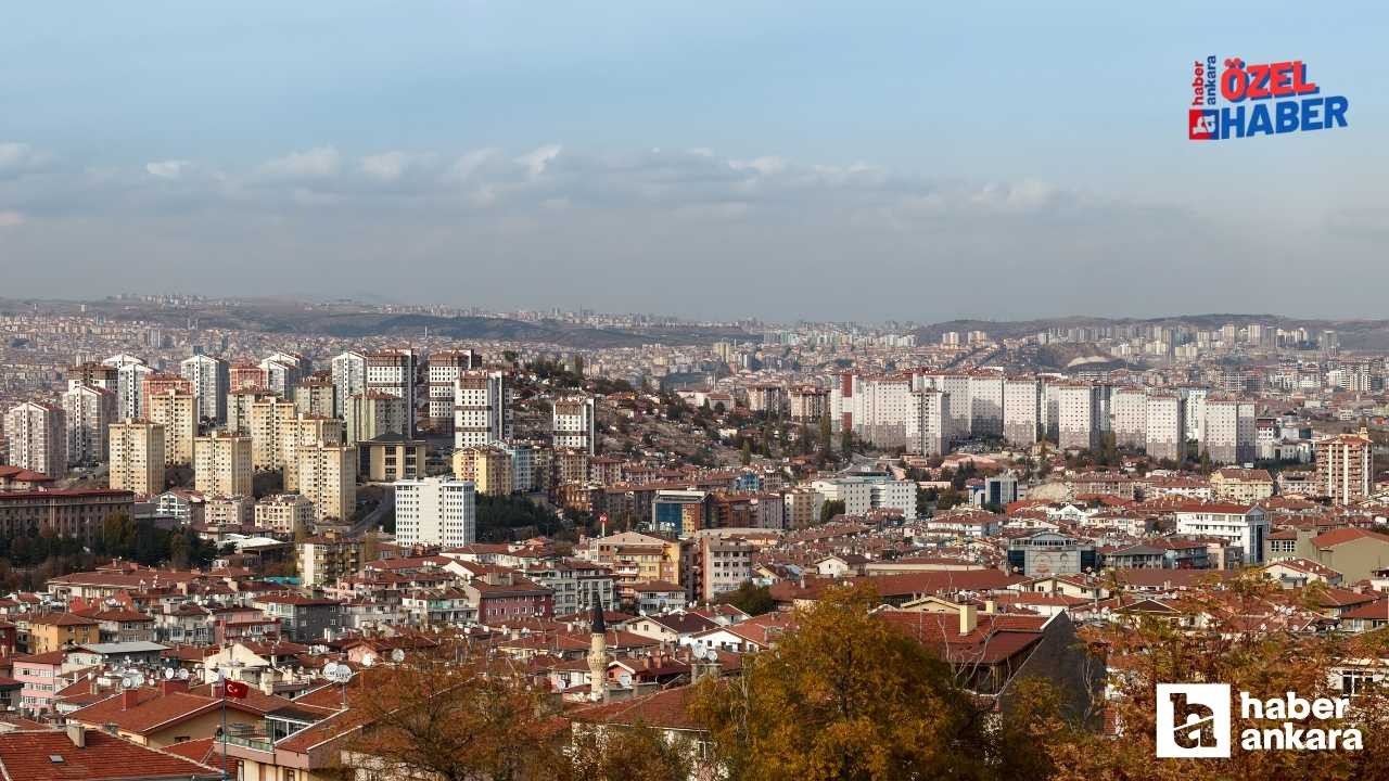 Nisan ayında Başkent Ankara'da 10.889 konut satışı yapıldı