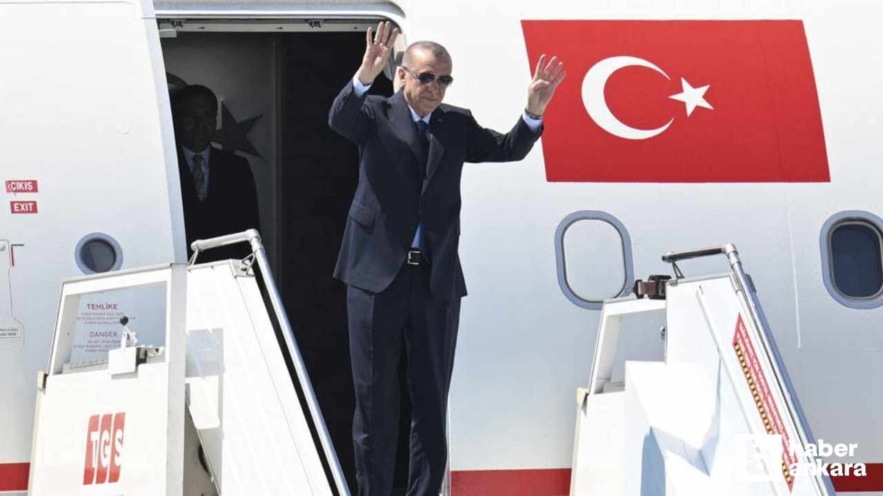 Cumhurbaşkanı Erdoğan Ankara'dan Macaristan'a uğurlandı