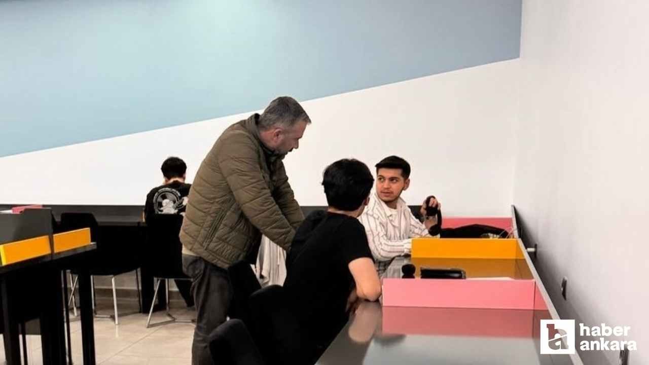 Pursaklar Belediye Başkanı Çetin, Millet Kıraathanelerini ziyaret etti