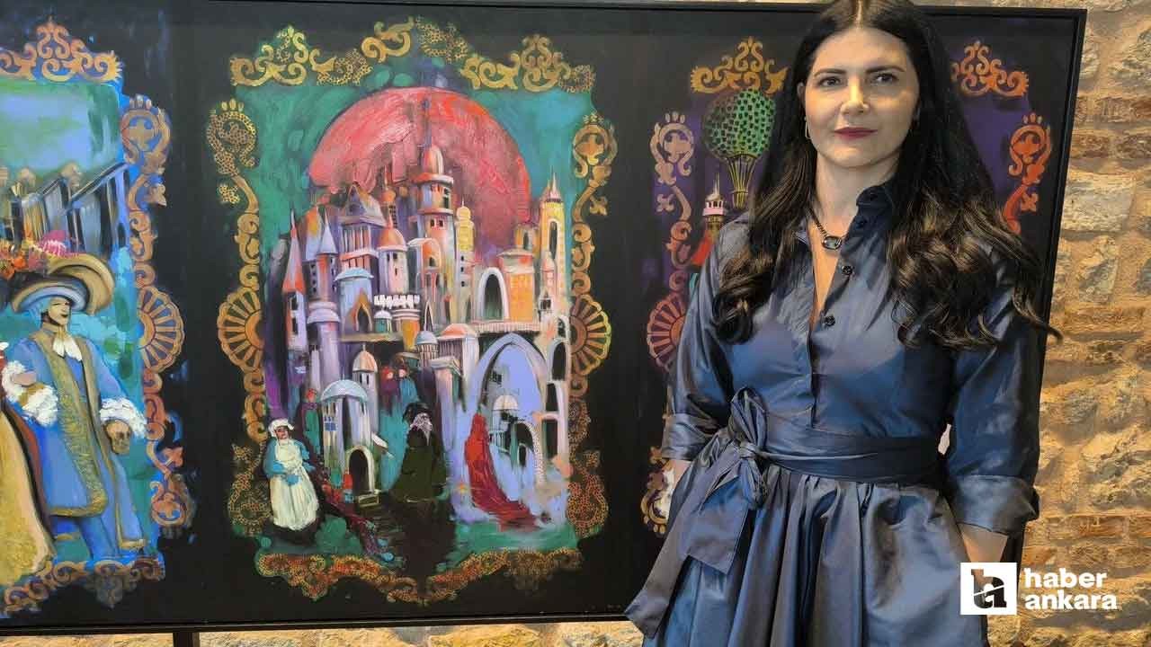 Ankaralı ressamdan Boyutlar Arası Yolculuk Toprak Ana-Kara sergisi