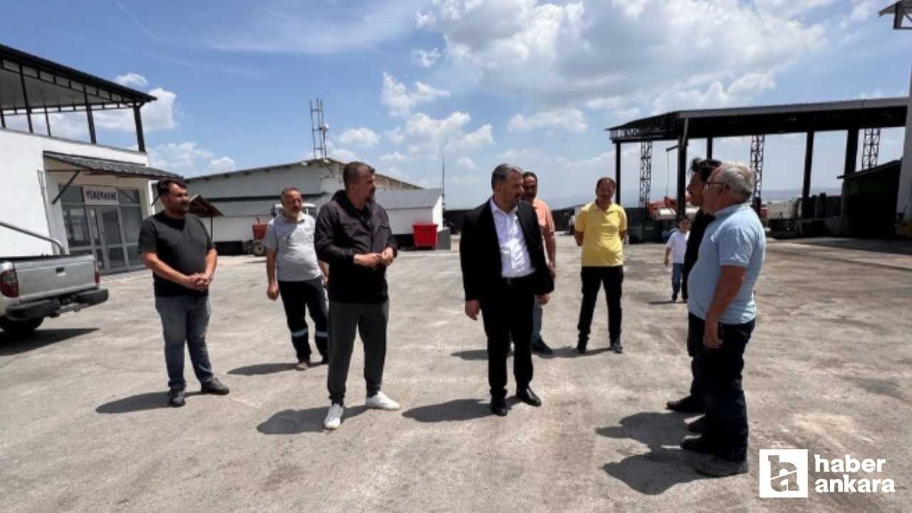 Pursaklar Belediye Başkanı Çetin, kurban pazar alanlarını denetledi