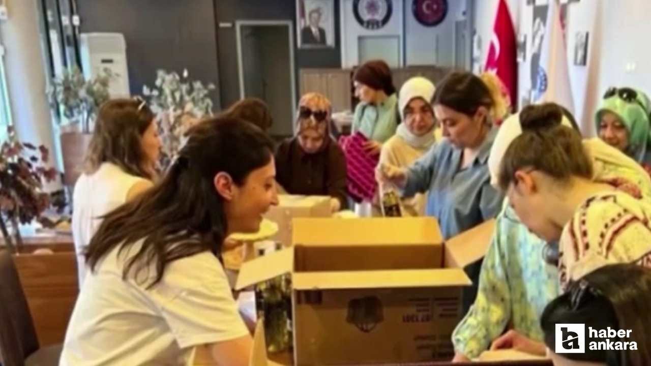 Ankara'da Polis Eşleri Derneği'nden anlamlı etkinlik