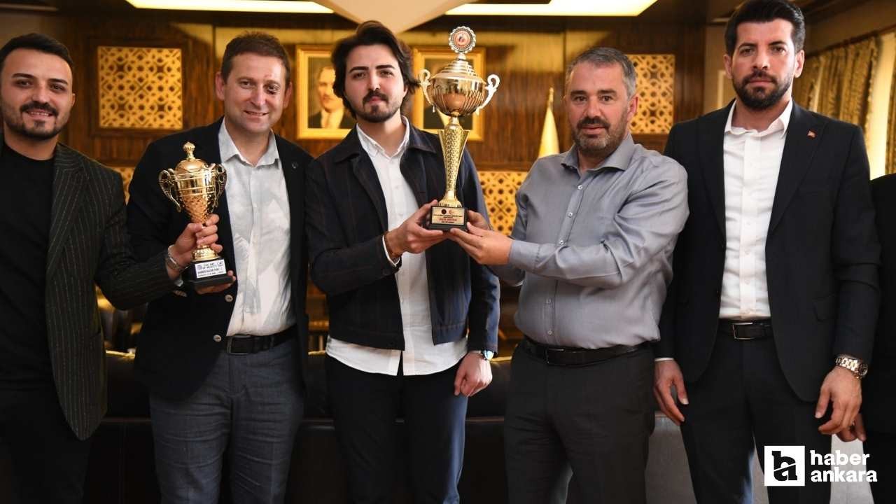 Dünya şampiyonundan Ertuğrul Çetin'e ziyaret