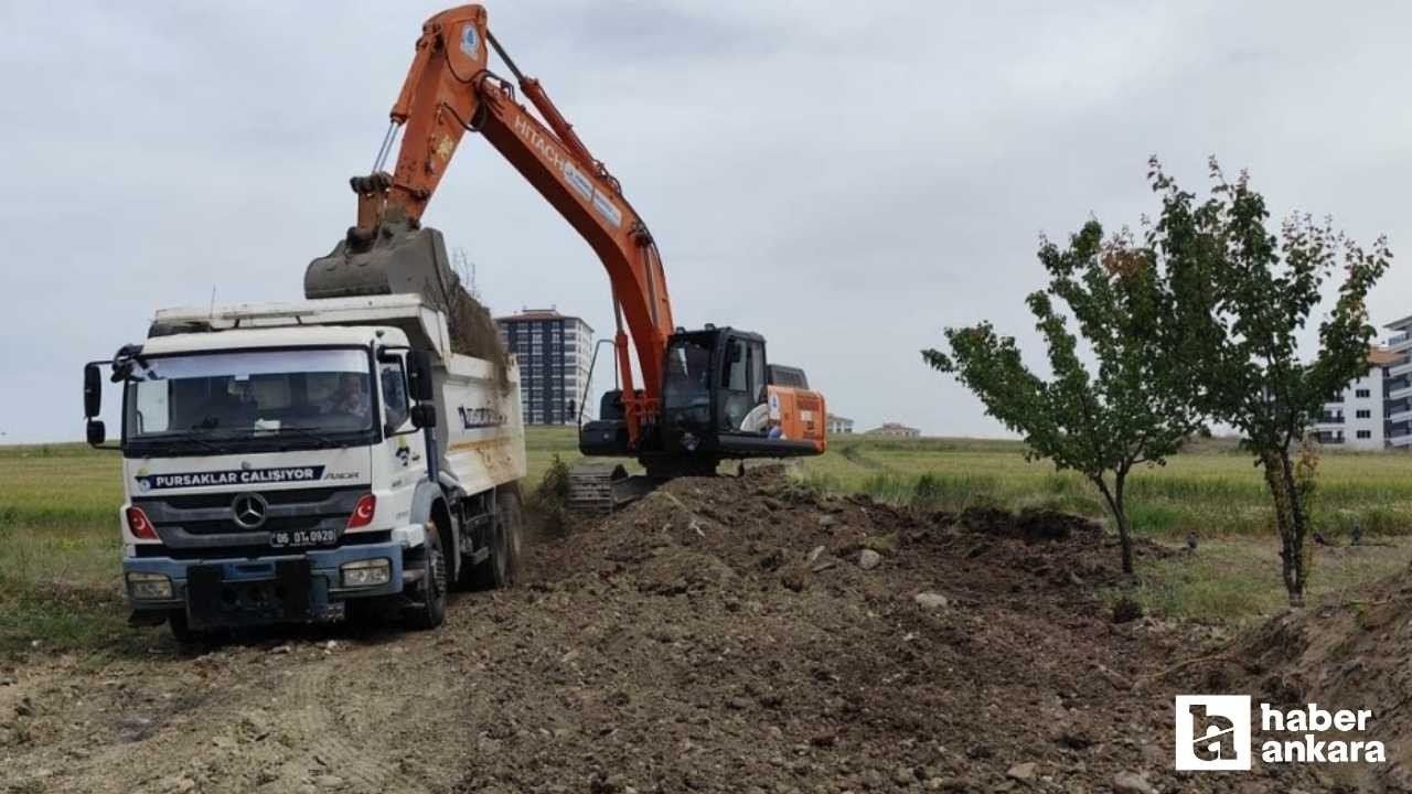 Pursaklar Belediyesi ilçenin yol ağını genişletiyor