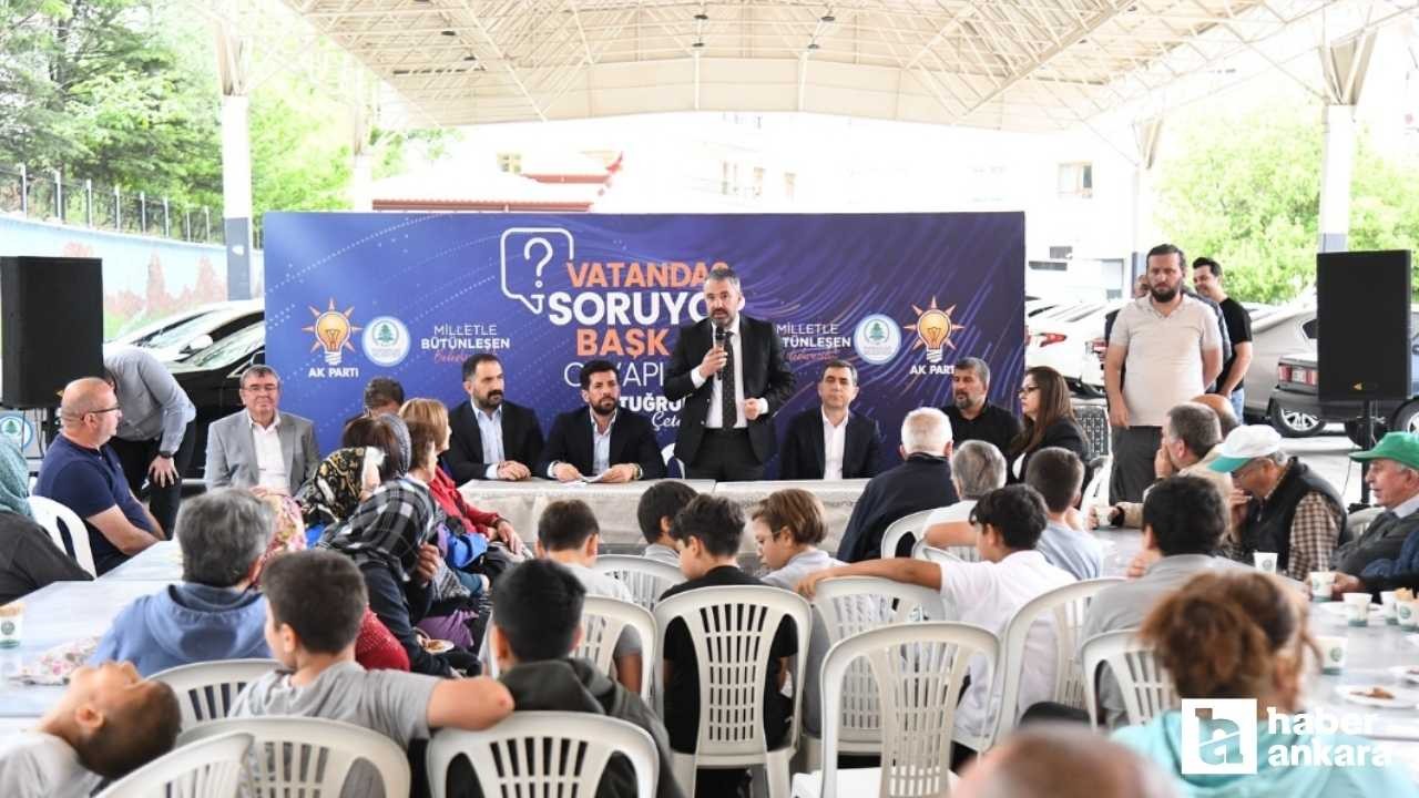 Pursaklar'da vatandaş sordu Başkan Çetin cevap verdi!