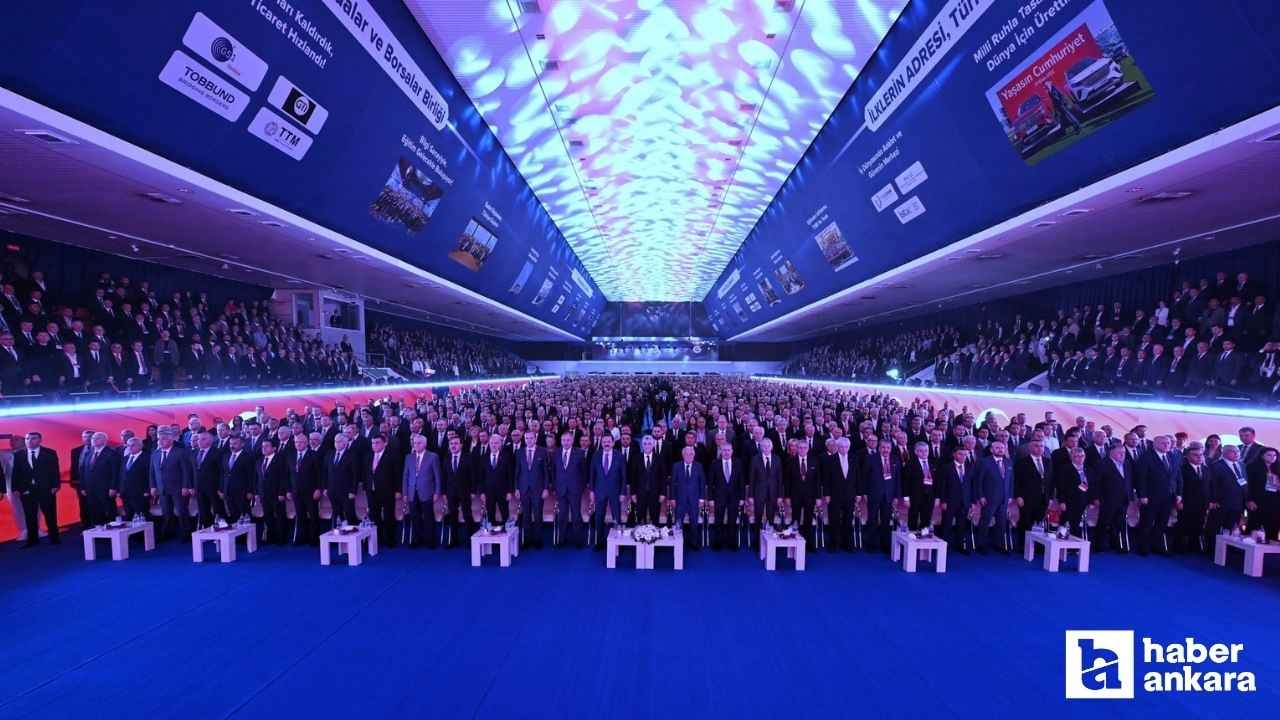 Ankara'da düzenlenen TOBB'un 81. Genel Kurulu tamamlandı