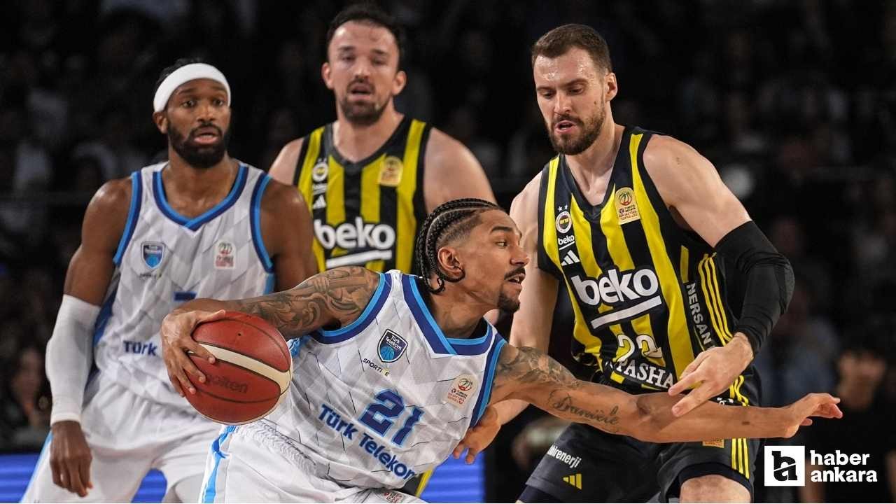 Türk Telekom başkentte Fenerbahçe Beko'yu 85-77 yenerek seriyi eşitledi