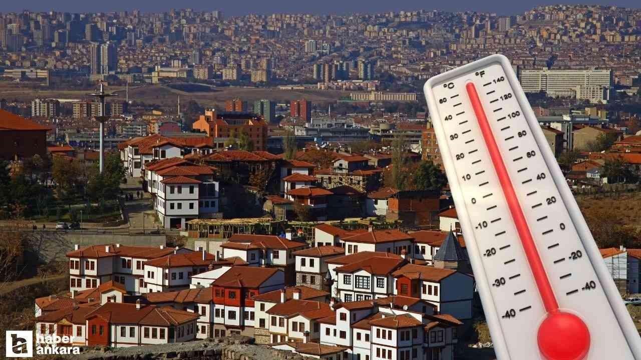 Başkente Salı gününden itibaren yaz geliyor: Sıcaklıklar 32 dereceye çıkacak