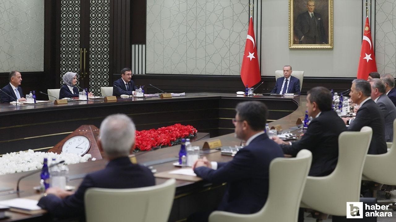 Cumhurbaşkanlığı Kabinesi bugün toplanıyor: İşte masadaki konular