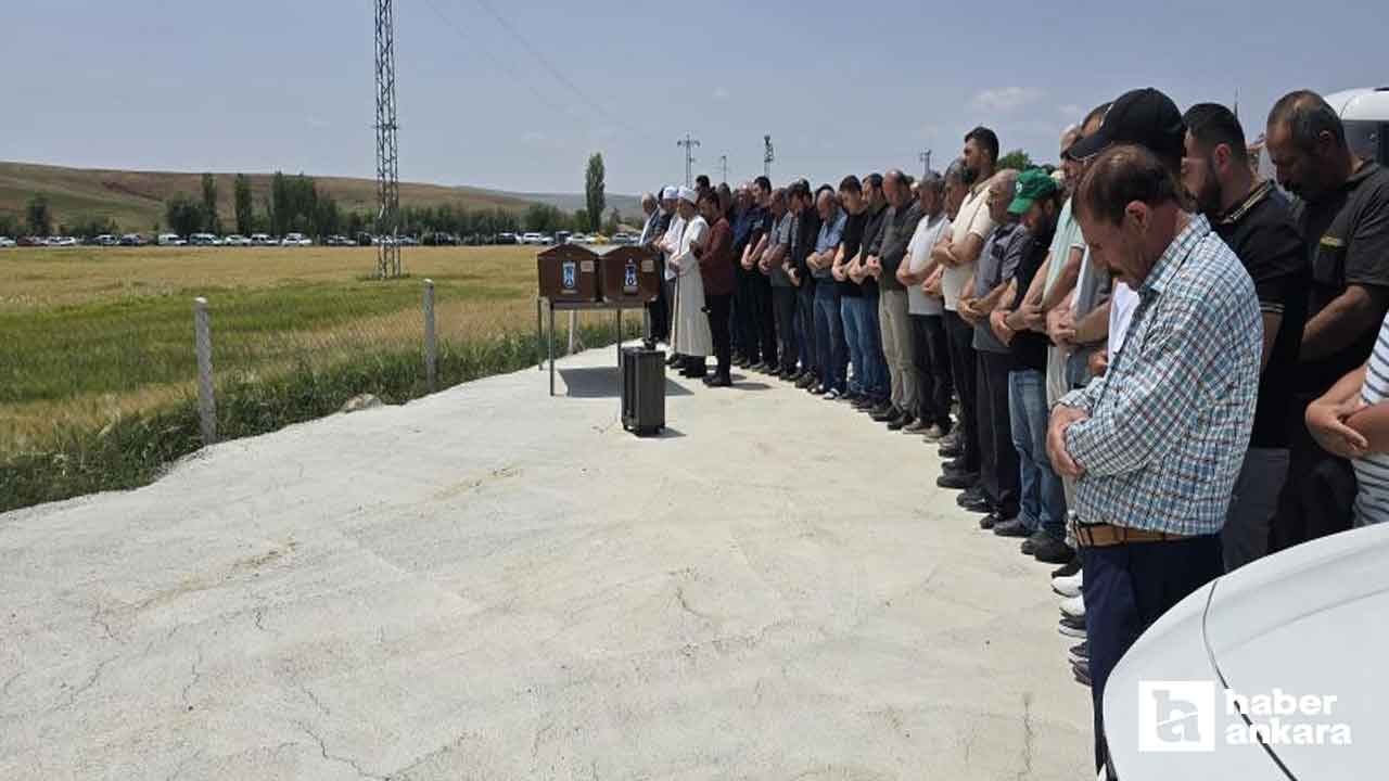 Haymana'da hayatını kaybeden baba ve oğul toprağa verildi