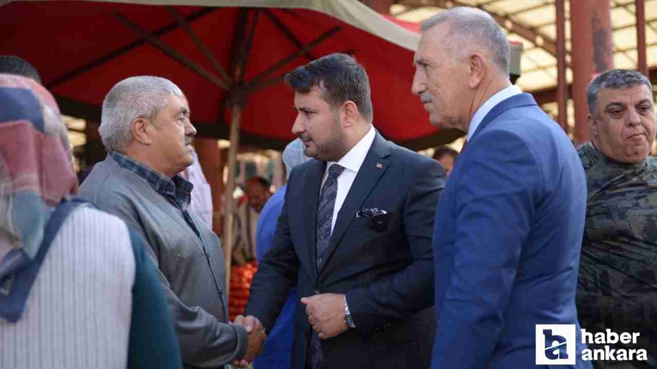 Kahramankazan Belediye Başkanı Çırpanoğlu'ndan pazar ziyareti