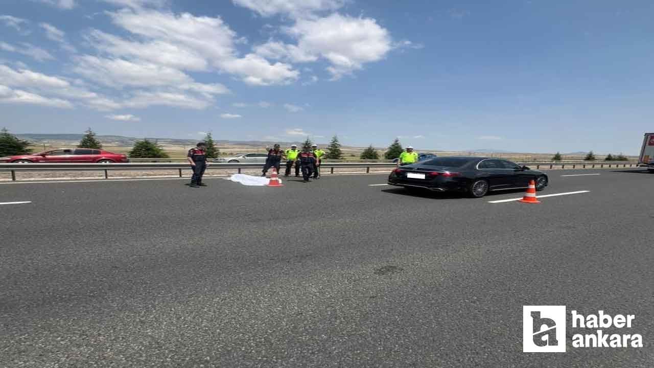 Polatlı'da yolcu otobüsünün çarptığı yaya hayatını kaybetti