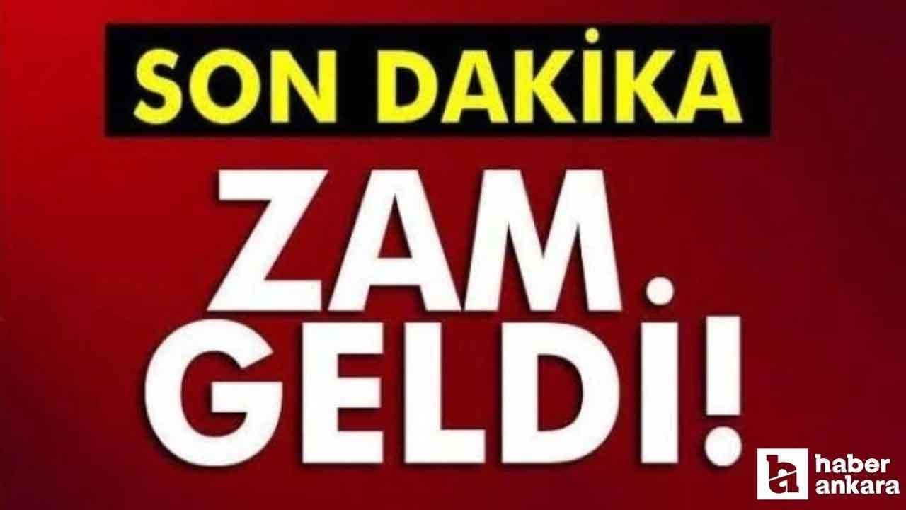 Bayram zammı açıklandı! Fiyatı 350 liradan 500 liraya çıktı