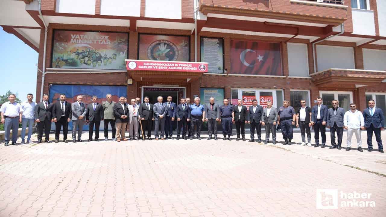 Kahramankazan Belediye Başkanı Çırpanoğlu, gazi ve şehit aileleri ile bayramlaştı
