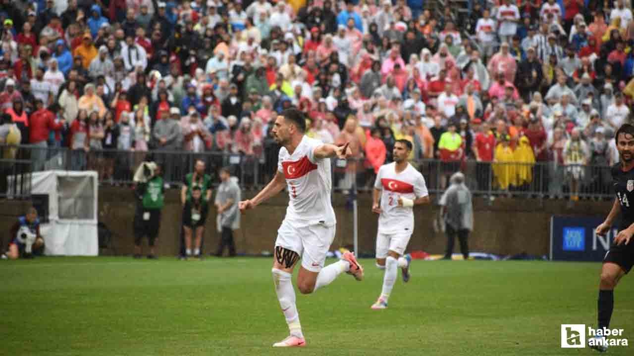 Türkiye özel maçta ABD'yi deplasmanda 2-1 ile geçti
