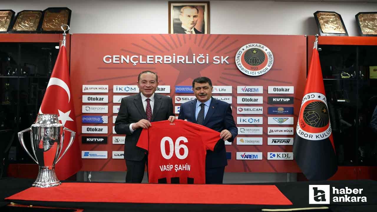 Ankara Valisi Vasip Şahin, Gençlerbirliği'ni ziyaret etti