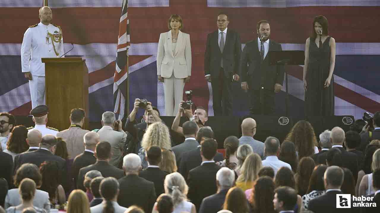 Ankara'da, İngiltere Kralı Charles'ın yaş günü için resepsiyon