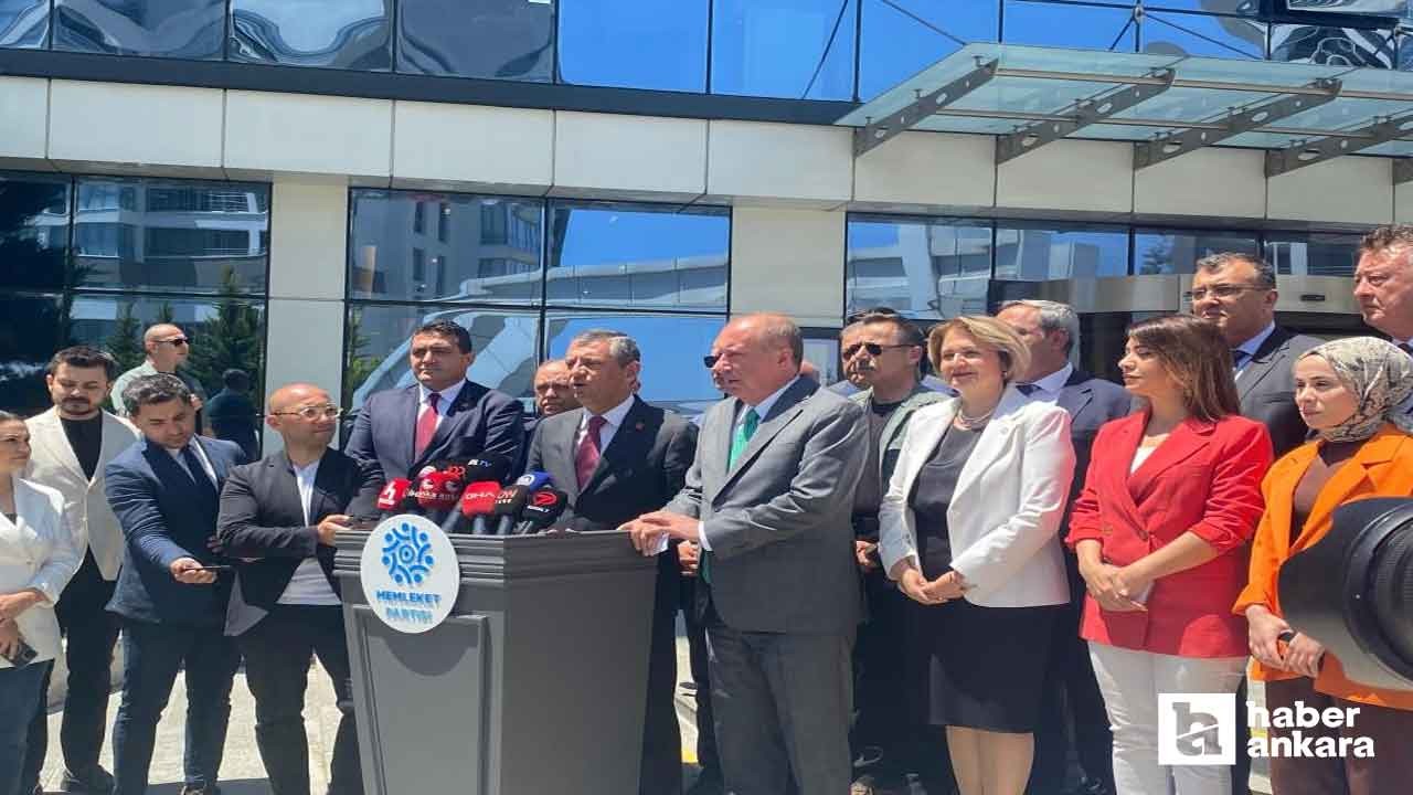 CHP Genel Başkanı Özel, Memleket Partisi'ni ziyaret etti