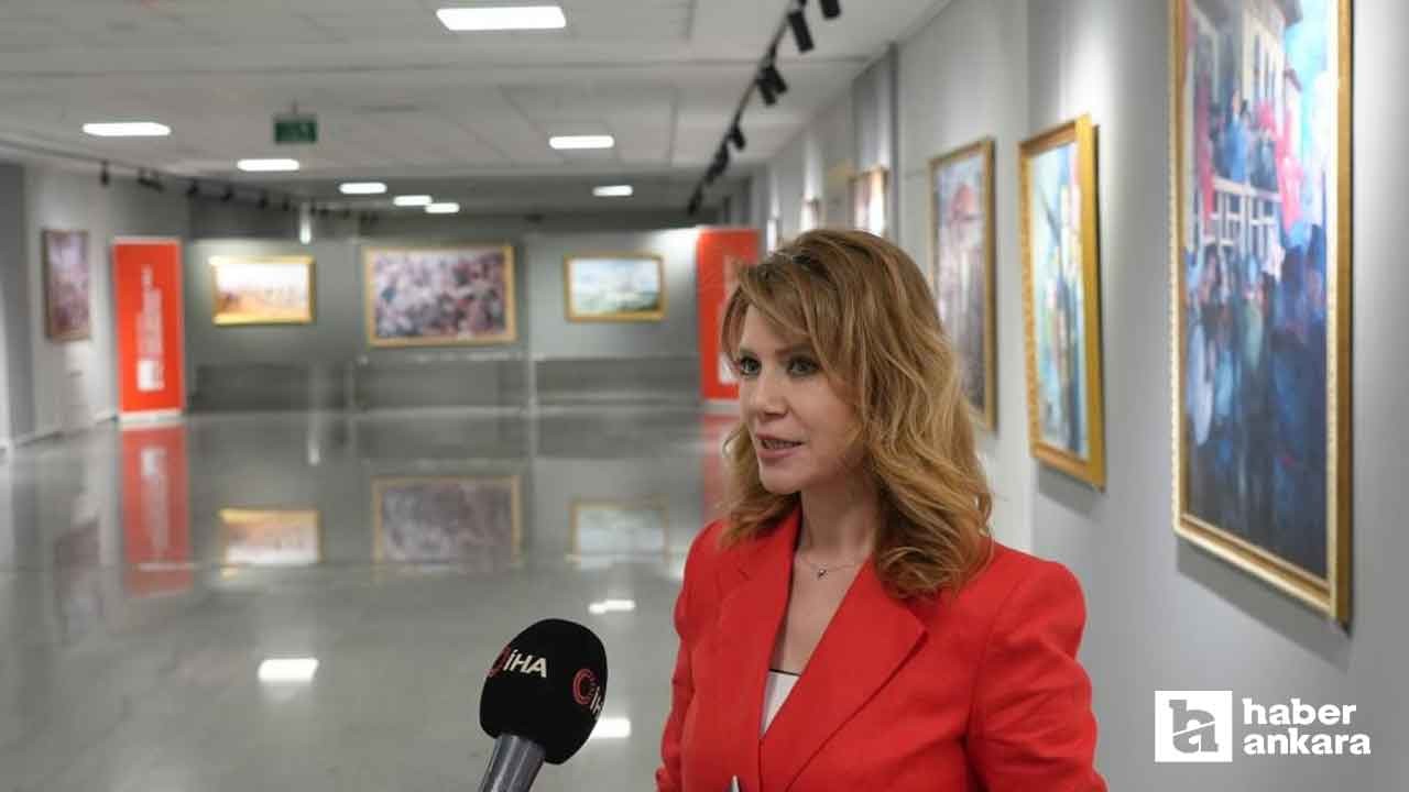 Cumhuriyetin Temelindeki Milli Ruh Resim Sergisi Ankara'da açıldı