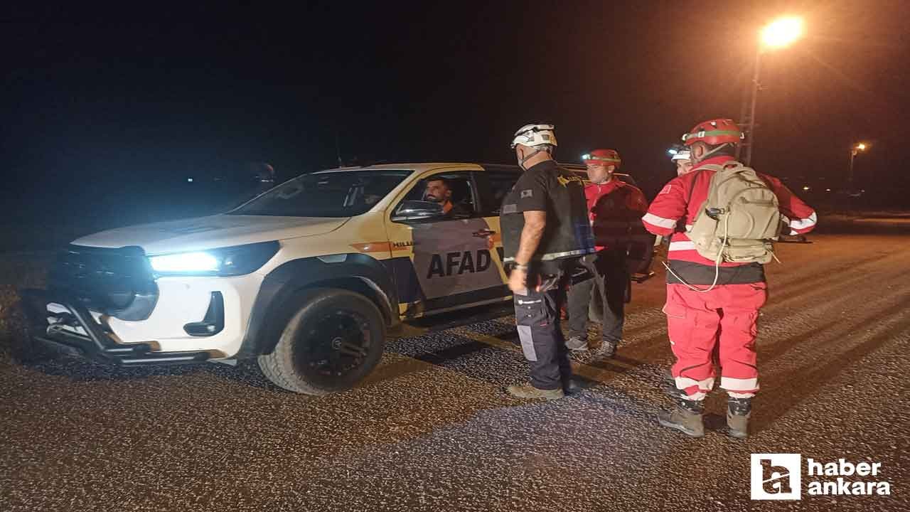 Kahramankazan'da kayıp adamı arama çalışmaları devam ediyor!