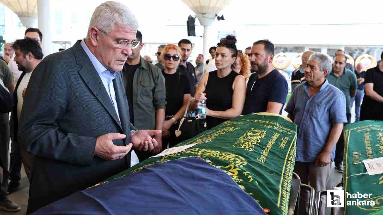 Müsavat Dervişoğlu Ankara'da öğretmeninin cenazesine katıldı